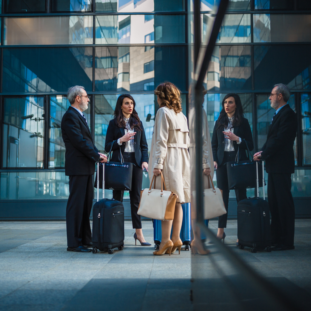 Corporate business meeting